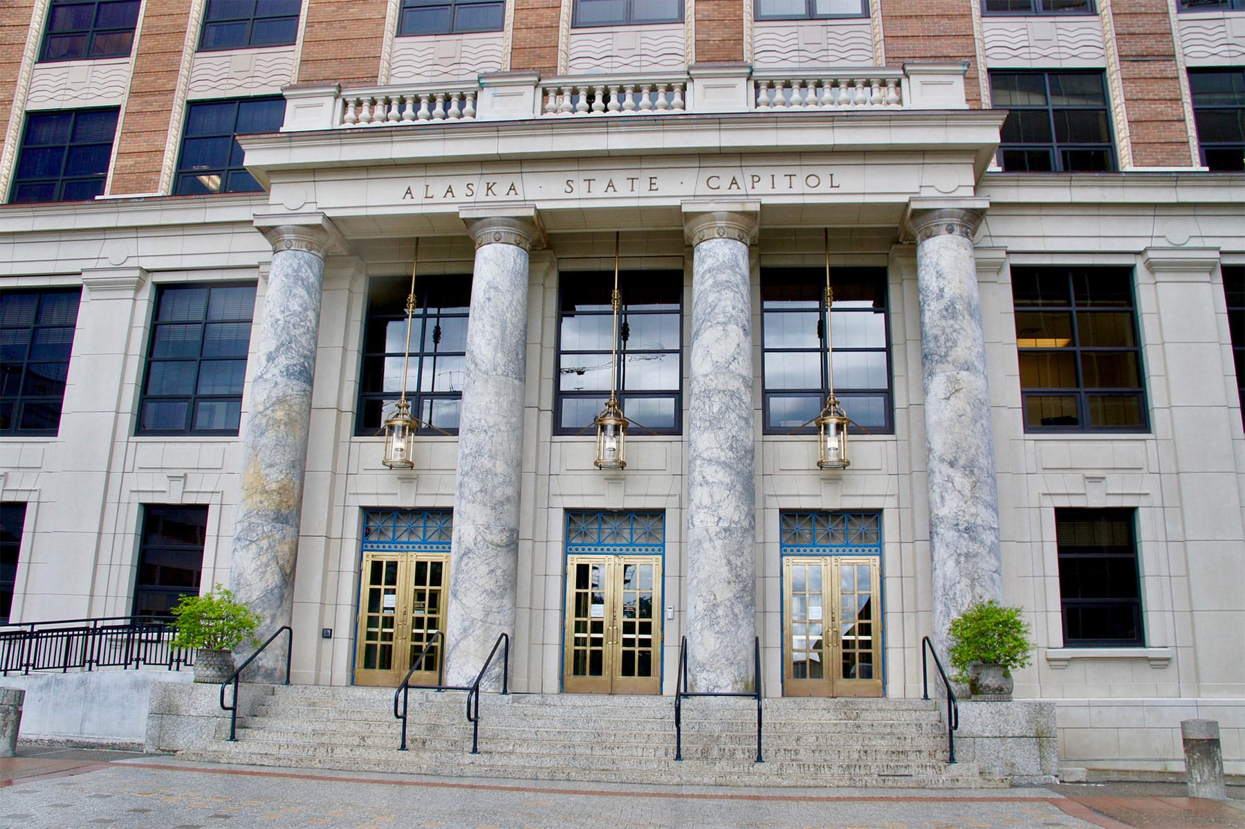 Alaska state capitol building in Juneau